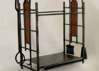 Log and Fire Tool Rack