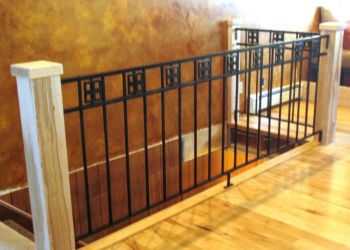 <a href="http://bighornforge.com/recent-work-simple-arts-crafts-railing-and-firetool-set/" target="_blank">Arts and Crafts Railing</a>