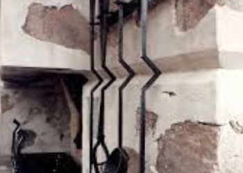 <a href="http://bighornforge.com/fireplace-tool-retrospective/"target="blank">Frank Lloyd Fire Tool Set<a/>